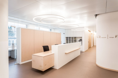 Innenausbau Gruppenpraxis Zürich-Friesenberg